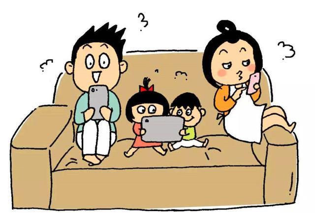 父母喜欢玩手机,开电视督促孩子认真学习,孩子往往有很强的逆反