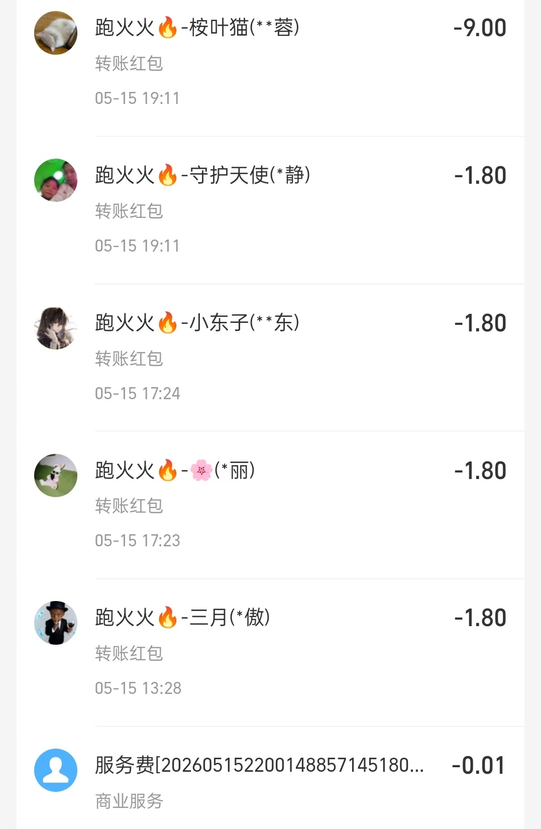 跑火火