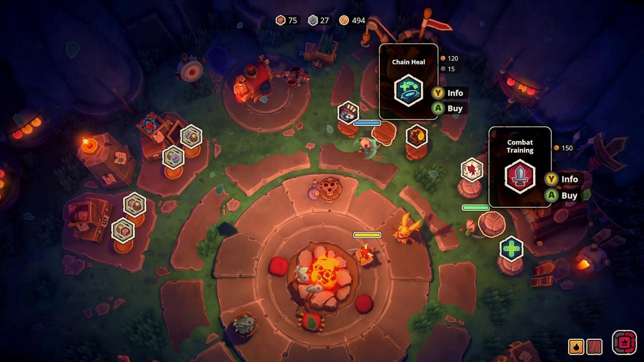 Steam多人合作Roguelite狂野森林Wild Woods 勇敢小猫守护木车前往森林深处