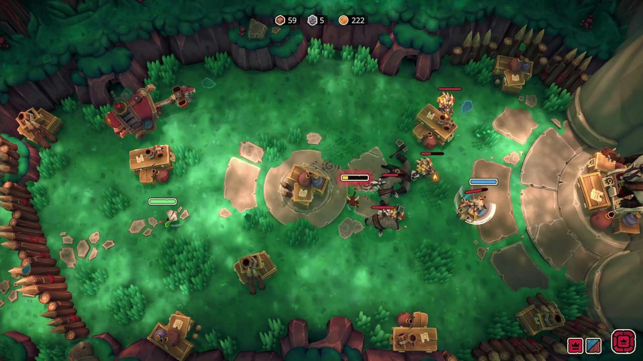 Steam多人合作Roguelite狂野森林Wild Woods 勇敢小猫守护木车前往森林深处