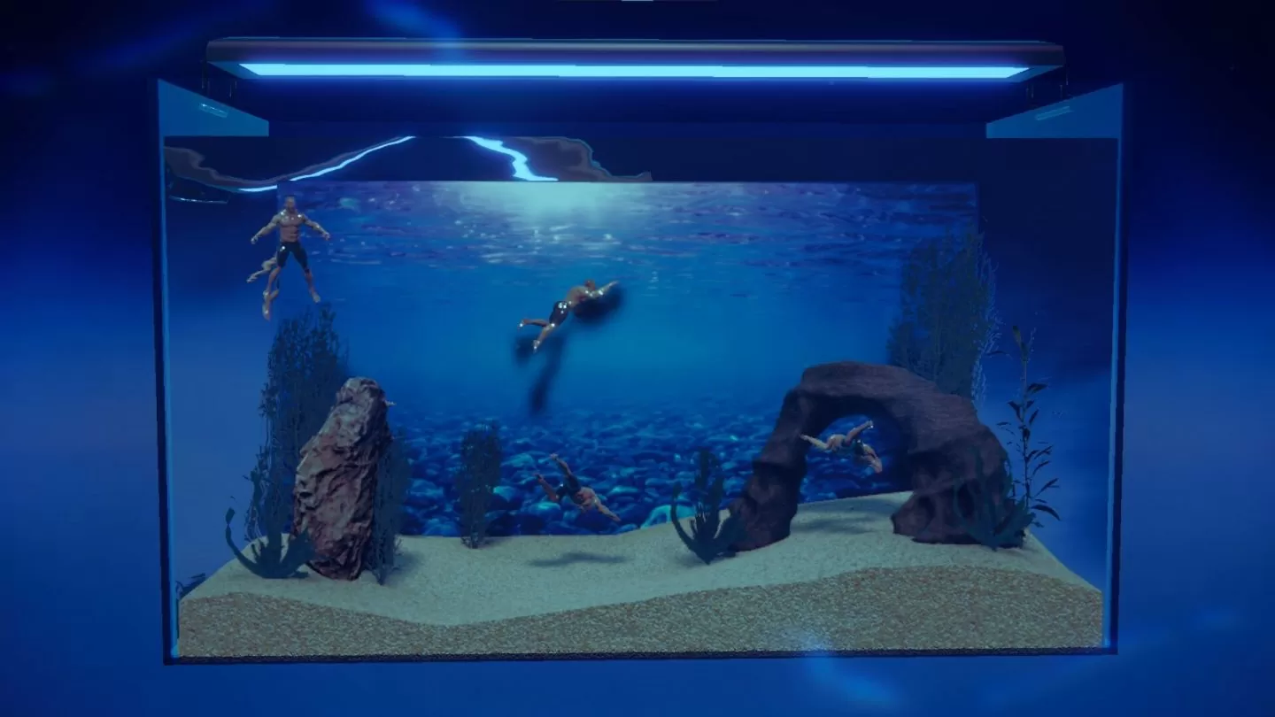 放置型沙盒模拟《壮士水族馆-肌肉水族馆模拟器-》5/29 上架 Steam