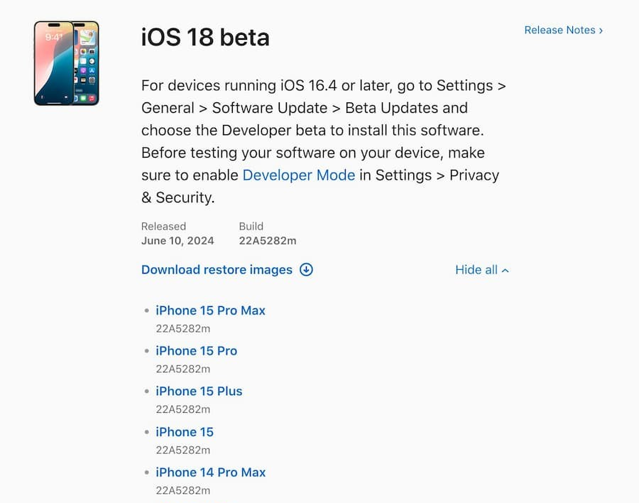 【iOS 18 Beta下载】iOS18测试版描述文件安装升级技巧教学
