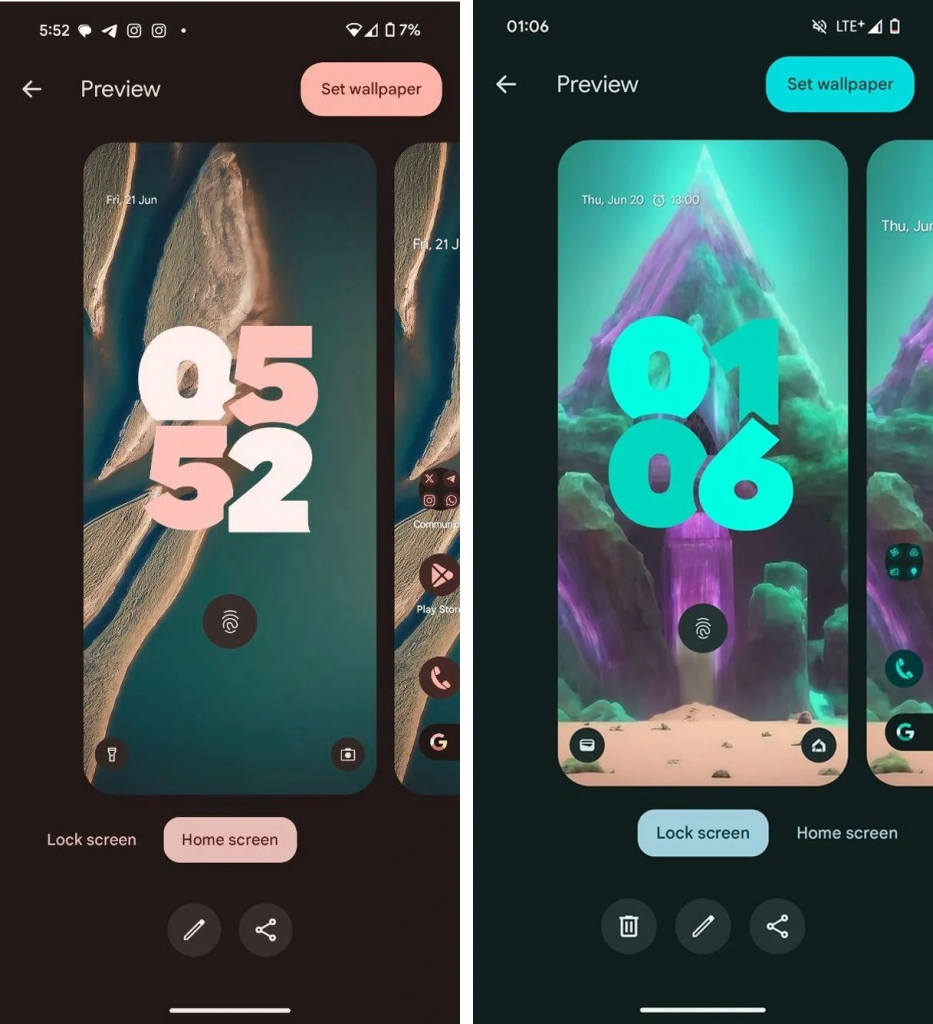 Android 15 可分享自己制作的 AI 桌布，让更多人欣赏到自己的创意才华