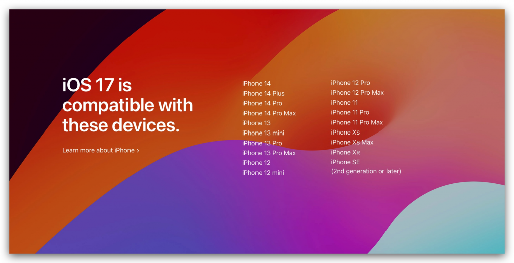 iOS 17 更新！ 全部 24 款 iPhone 支持机种一次看