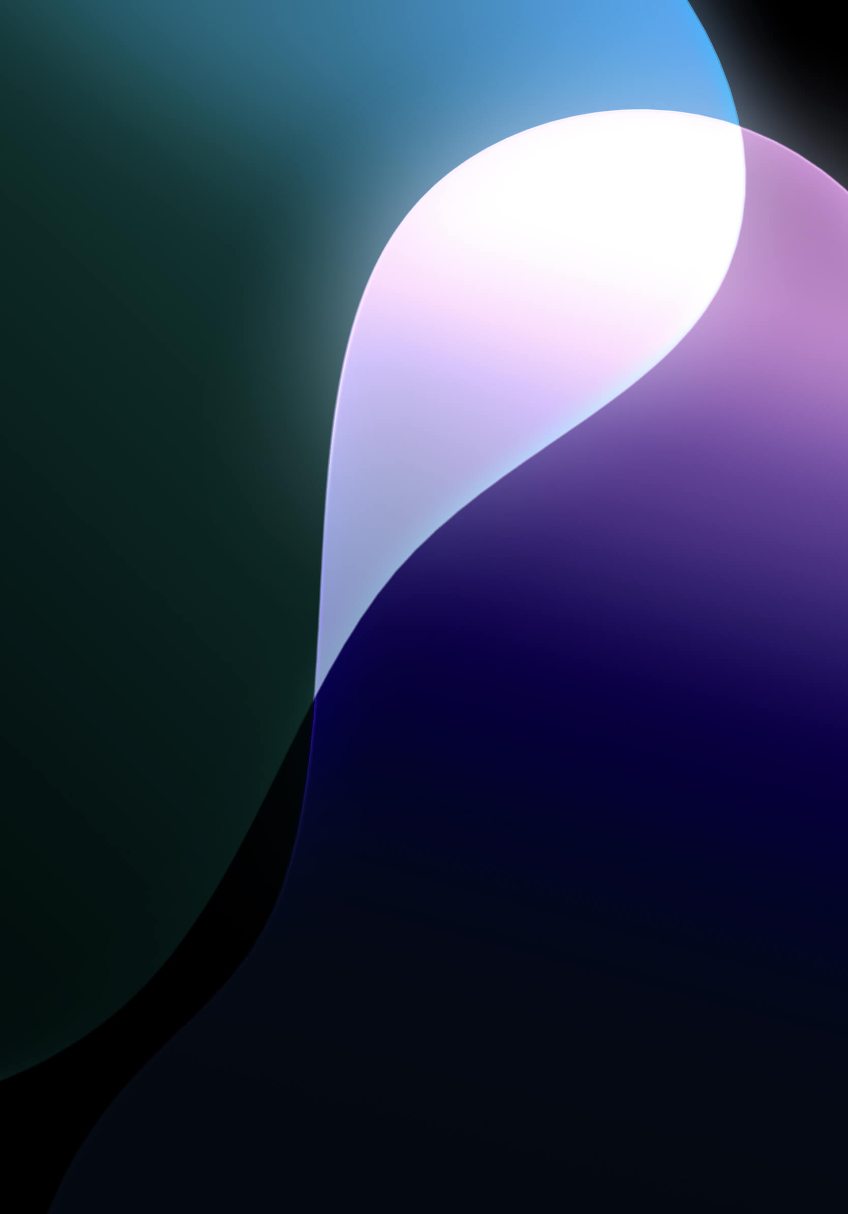 iPadOS 18 靛蓝壁纸下载（深色）