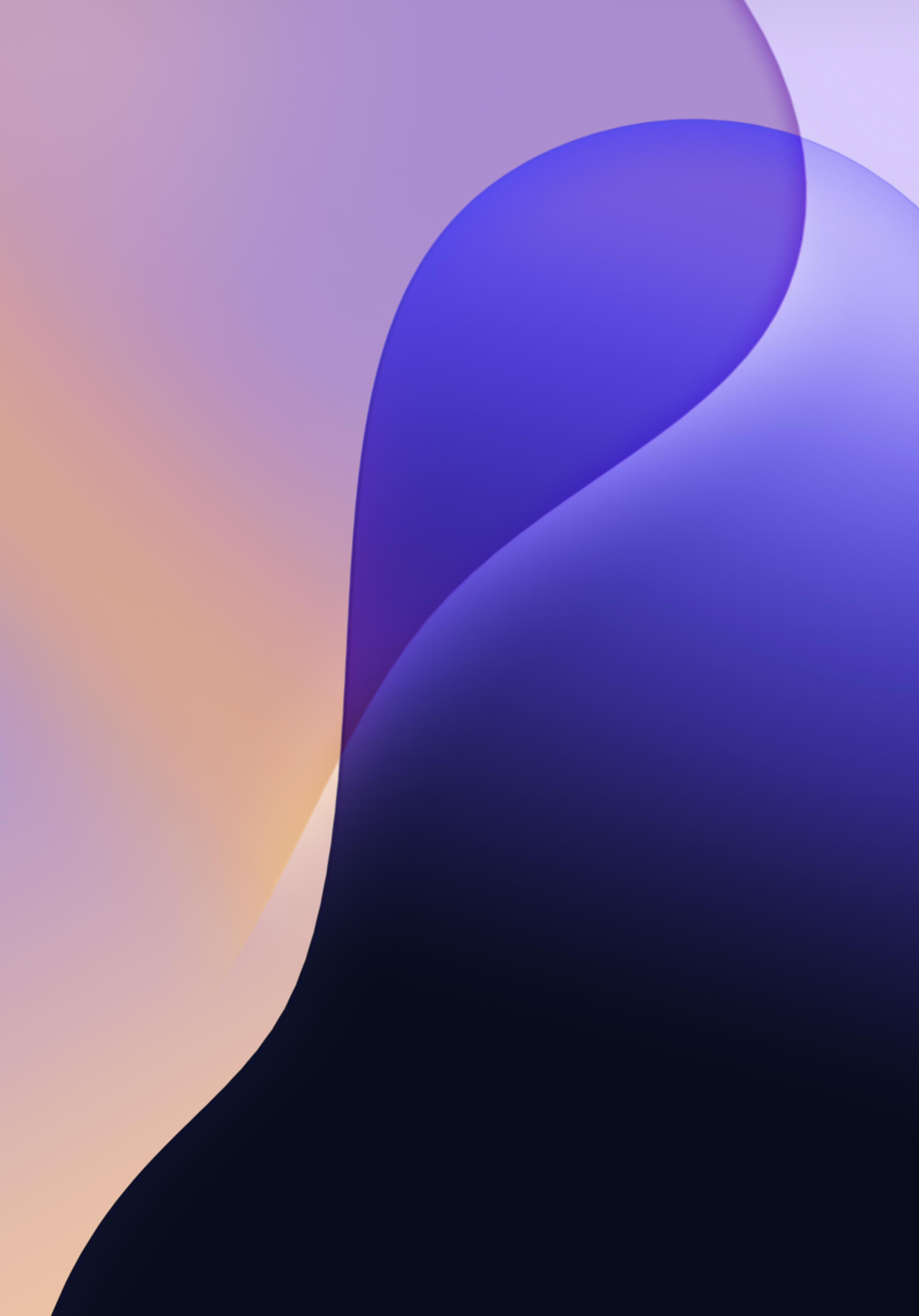 iPadOS 18 紫色壁纸下载（浅色）