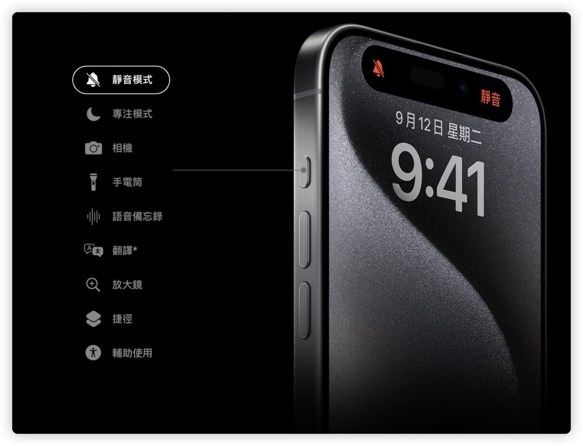 iPhone 15 Pro 动作按钮 Action Button