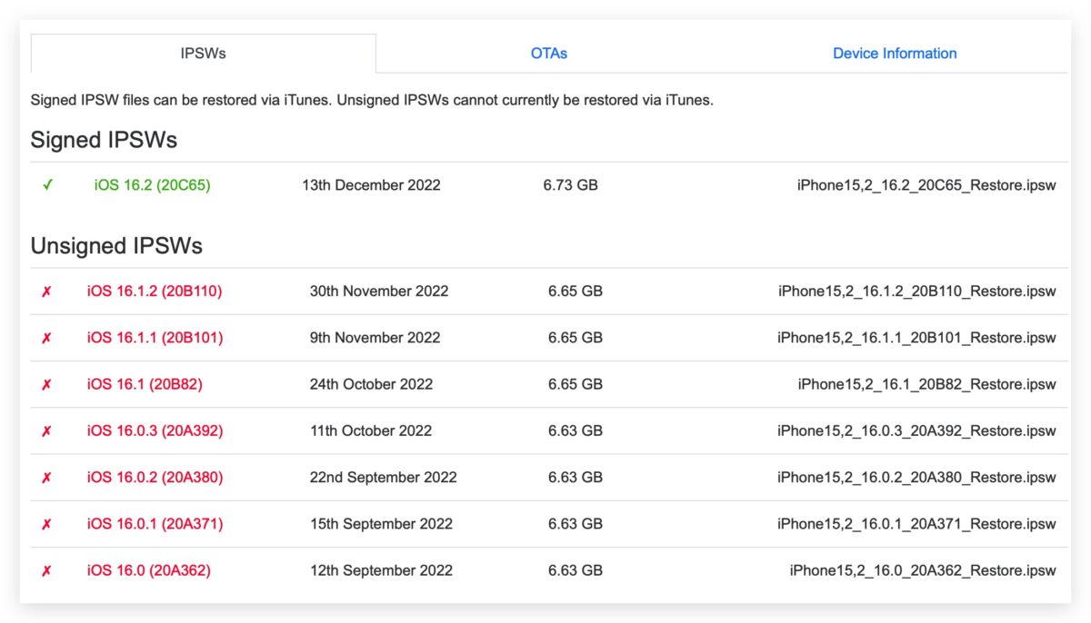iOS 降级降版本iOS 16