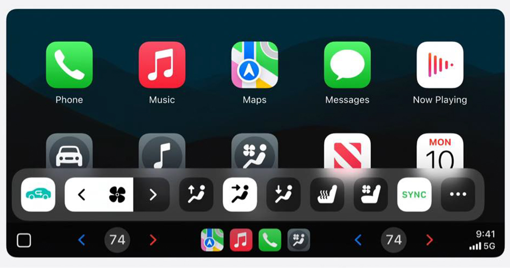 次世代 Apple CarPlay 详细接口曝光，辅助驾驶系统甚至是车辆角度都能显示 - 安卓手赚网