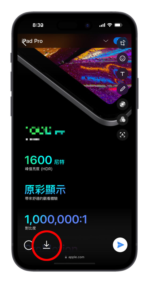 iPhone iOS LINE 照片打码 马赛克 照片马赛克