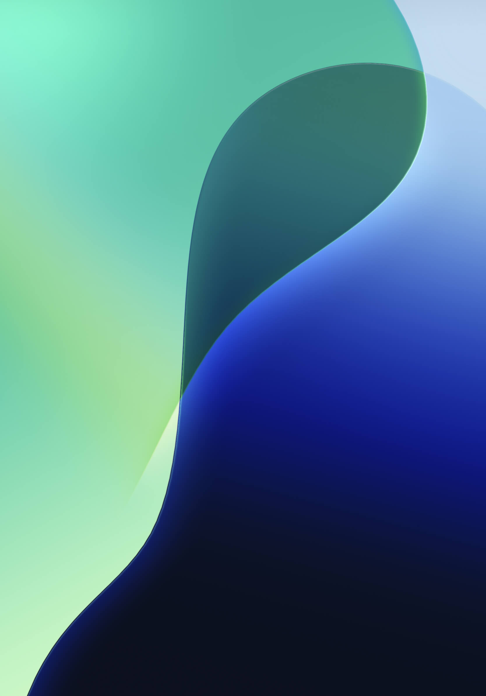 iPadOS 18 绿色桌面下载（浅色）