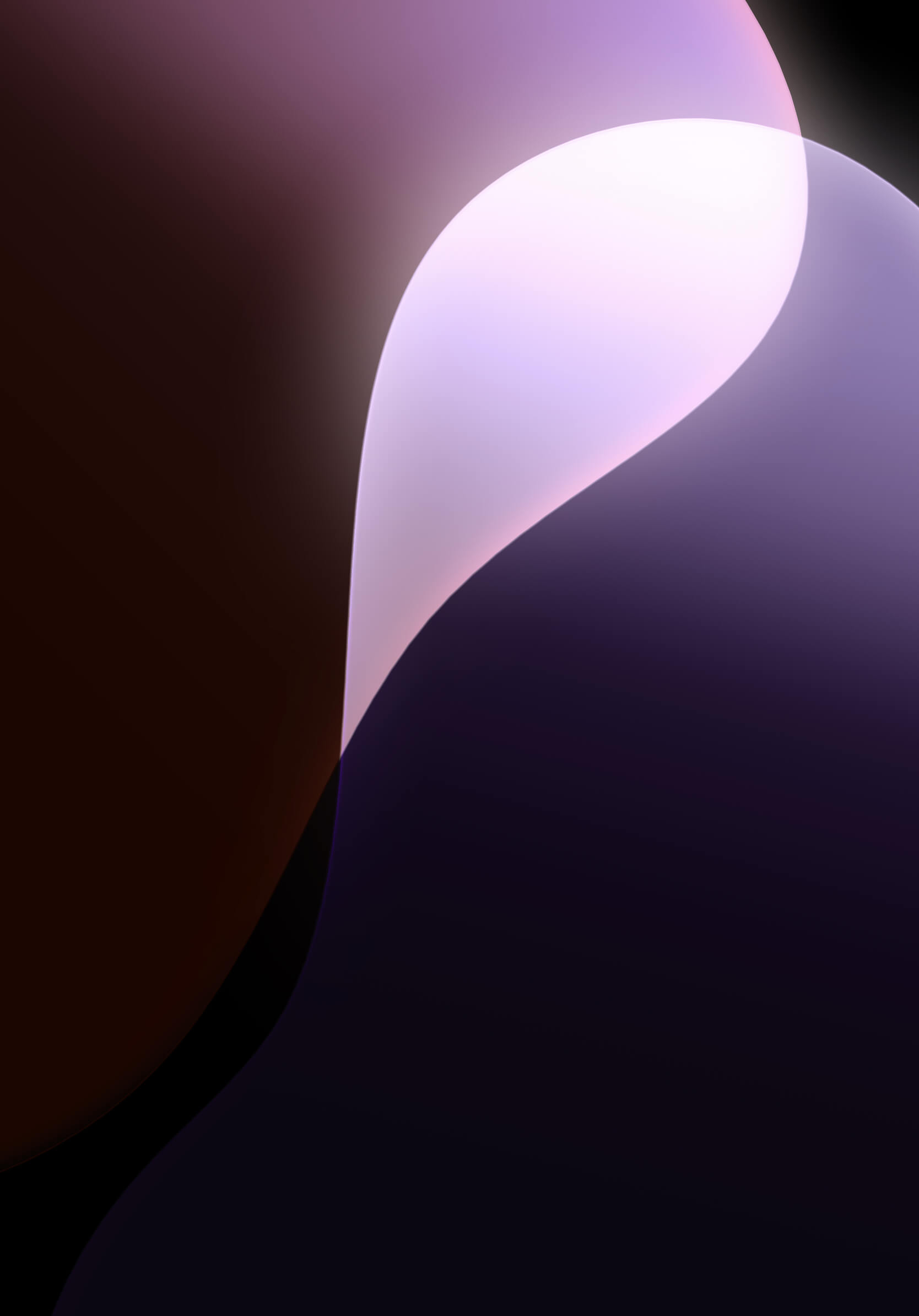 iPadOS 18 紫色壁纸下载（深色）