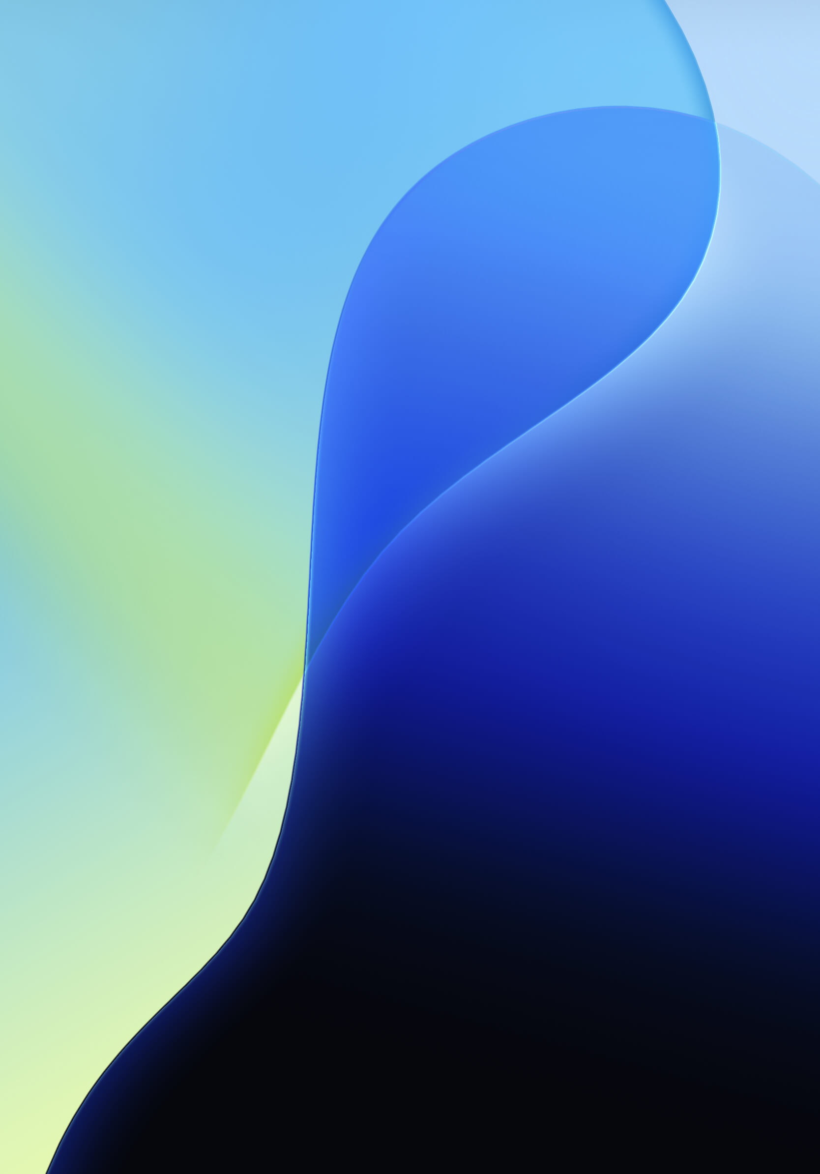 iPadOS 18 蓝色桌面下载（浅色）