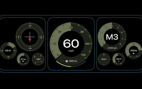 次世代 Apple CarPlay 详细接口曝光，辅助驾驶系统甚至是车辆角度都能显示