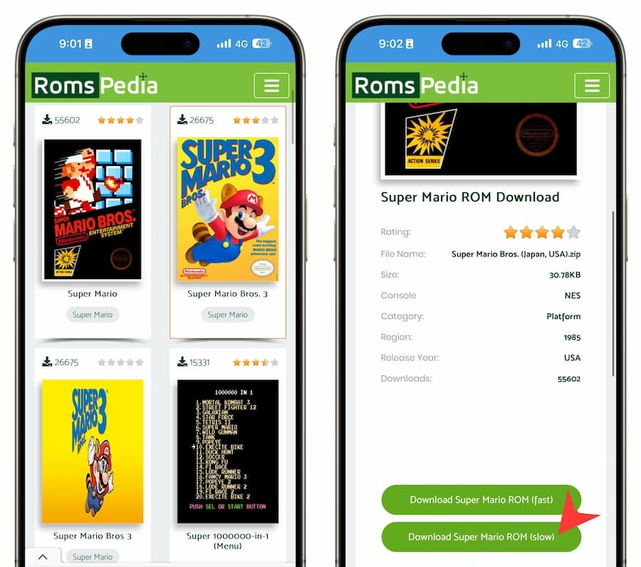 【Retroman教程】iPhone NES模拟器游戏下载到设定红白机游戏方式
