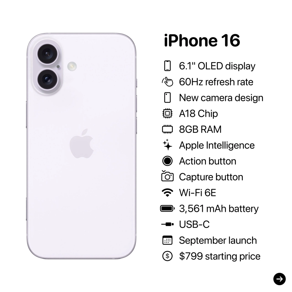 iPhone 16 与 16 Plus 拥有7种配色，将超越过往所有机型