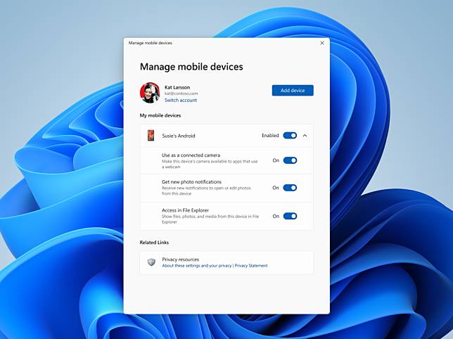 Windows 11 文件管理将整合 Android 无线访问手机文件