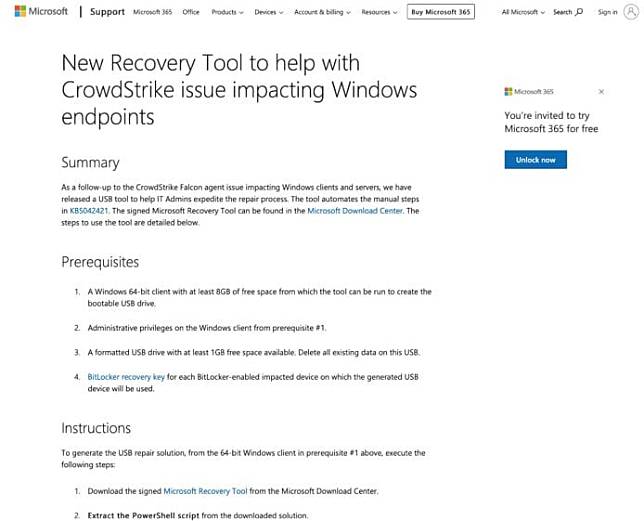 制作微软修正工具 USB 手指 一键解决Windows「蓝画面」