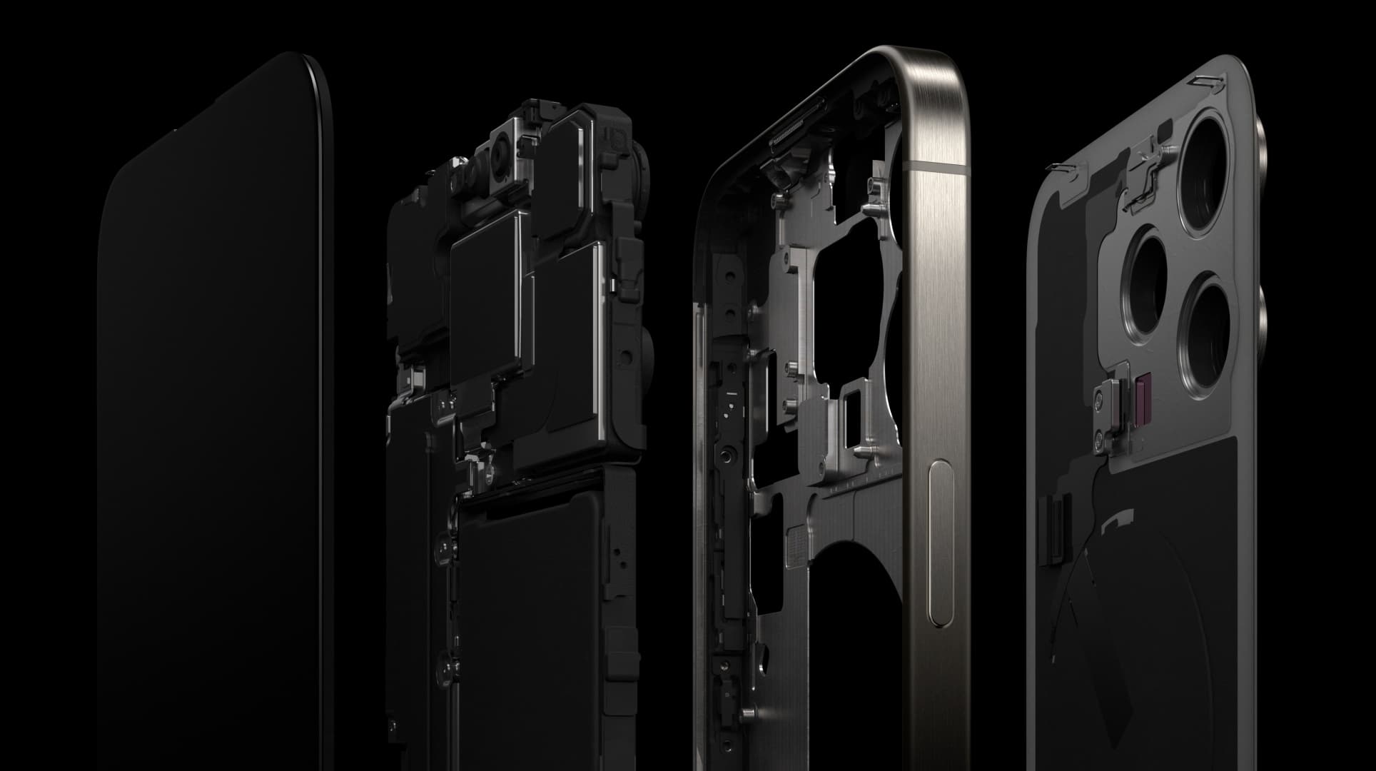 iphone 15 pro titanium frame
