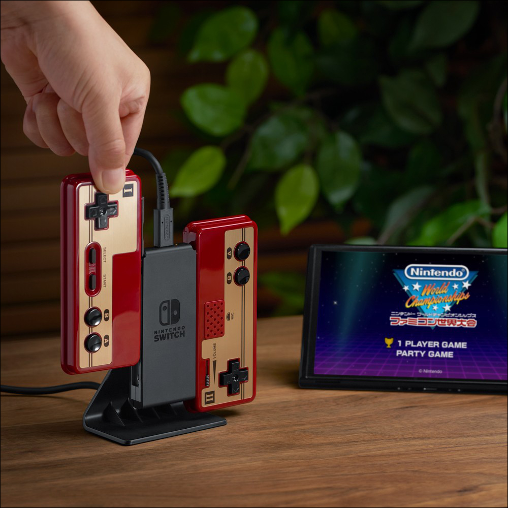 任天堂推出 Switch 主机搭配的 Joy-Con 充电支架，支持站立、平放两种充电模式（同场加映：FC 控制器 Joy-Con 开放一般民众购买） - 安卓手赚网
