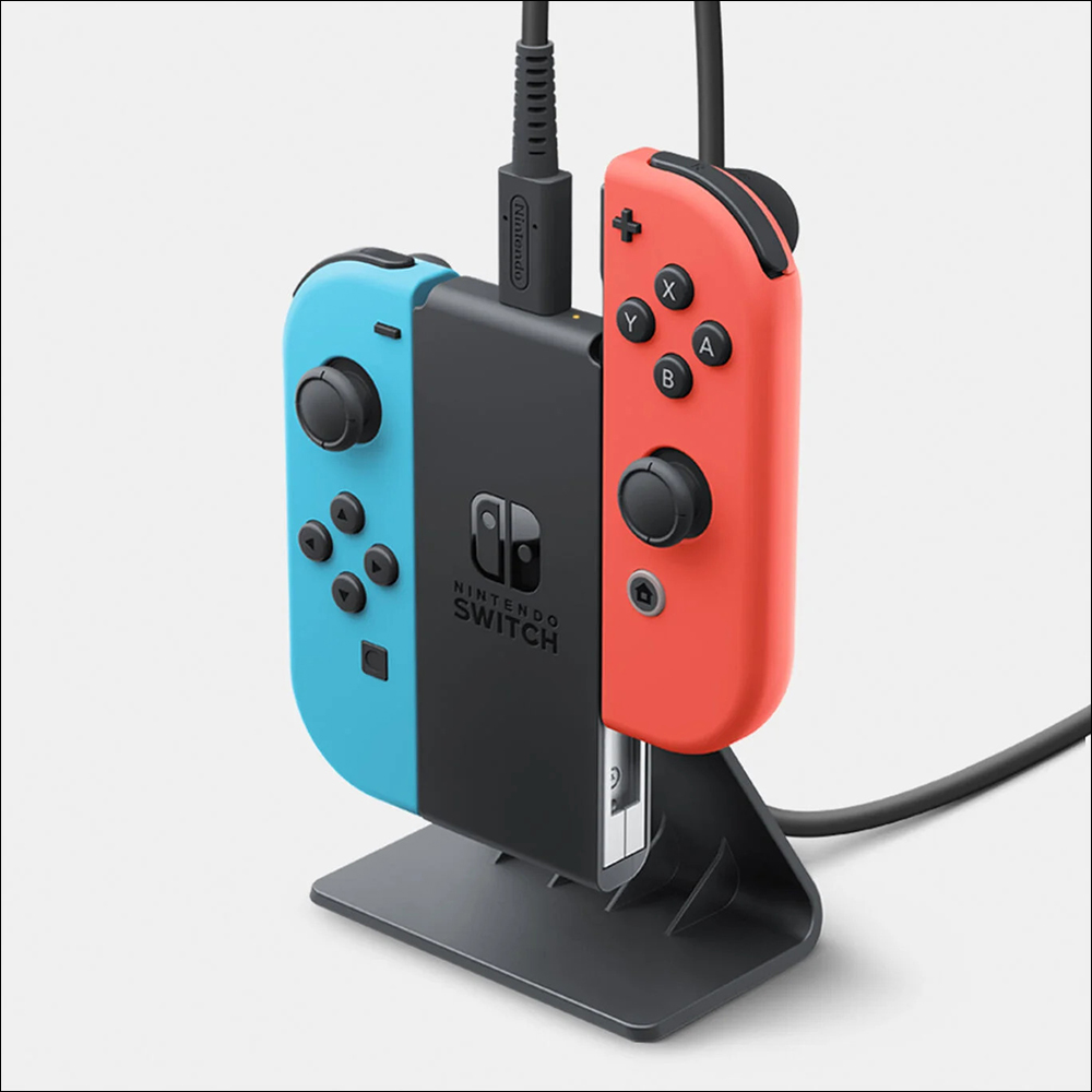 任天堂推出 Switch 主机搭配的 Joy-Con 充电支架，支持站立、平放两种充电模式（同场加映：FC 控制器 Joy-Con 开放一般民众购买） - 安卓手赚网