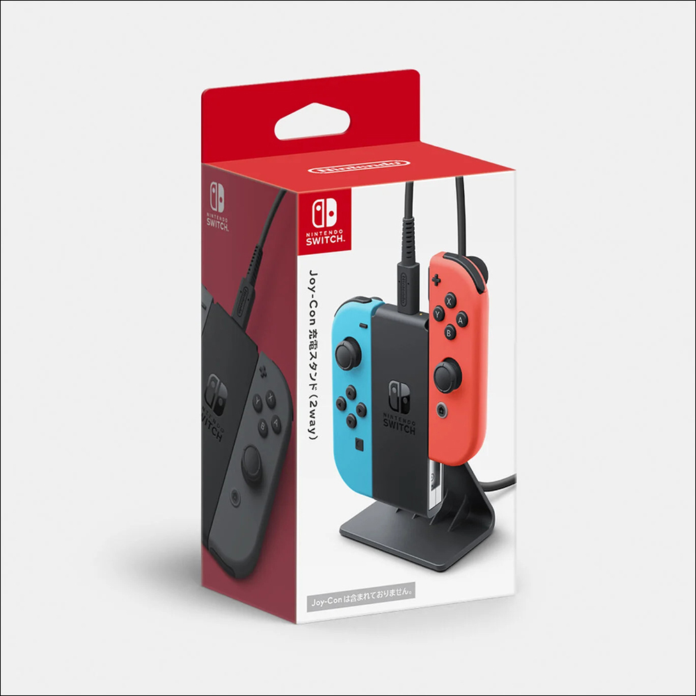 任天堂推出 Switch 主机搭配的 Joy-Con 充电支架，支持站立、平放两种充电模式（同场加映：FC 控制器 Joy-Con 开放一般民众购买） - 安卓手赚网