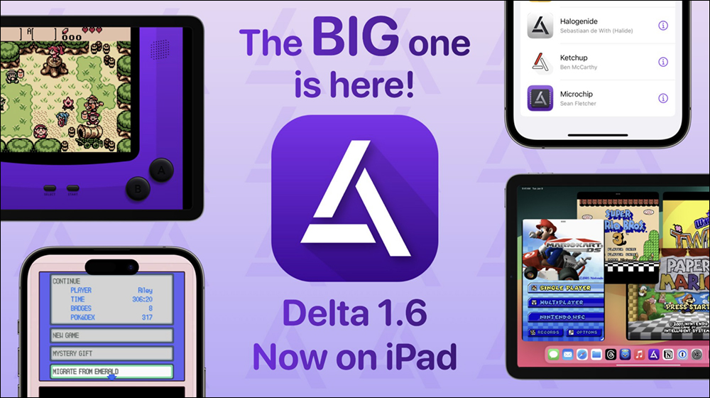 Delta 游戏模拟器终于支持 iPadOS！ 经典掌上游戏机变大了，Game Boy、NES、SNES、N64、NDS、DS等主机在 iPad 也能玩 - 安卓手赚网