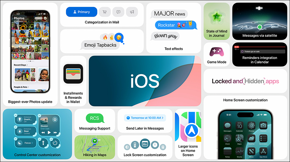 公测版iOS 18 /iPadOS 18 / watchOS 11 / macOS Sequoia 启动更新（重点功能整理懒人包） - 安卓手赚网