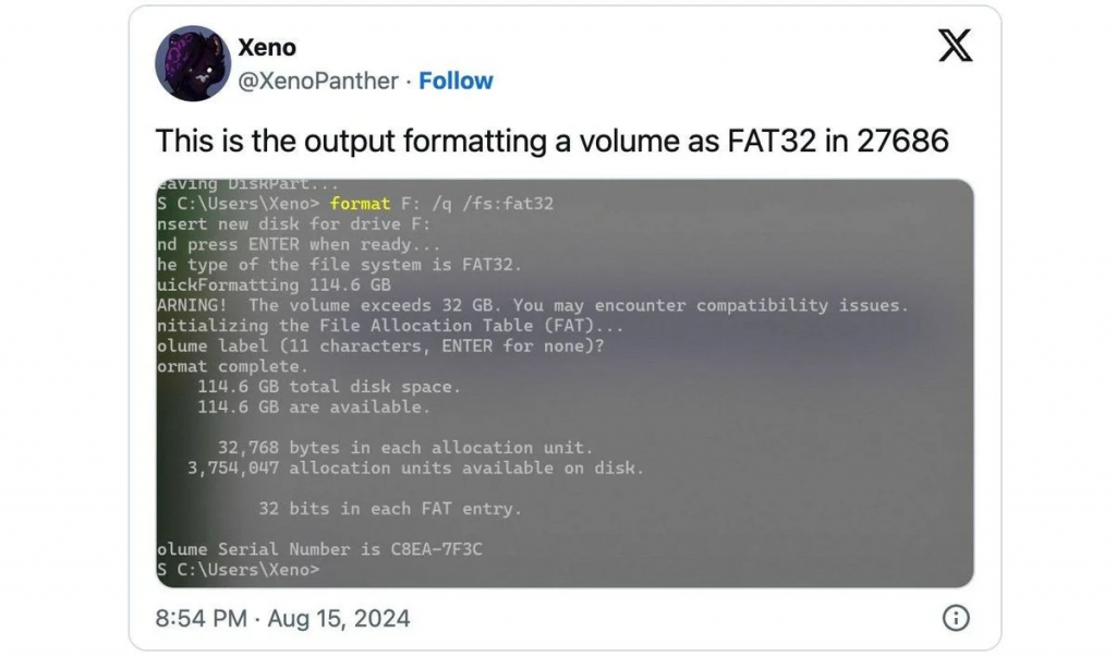 Windows 11 解锁 FAT32 分区大小最高 2TB，为什么大家这么期待？