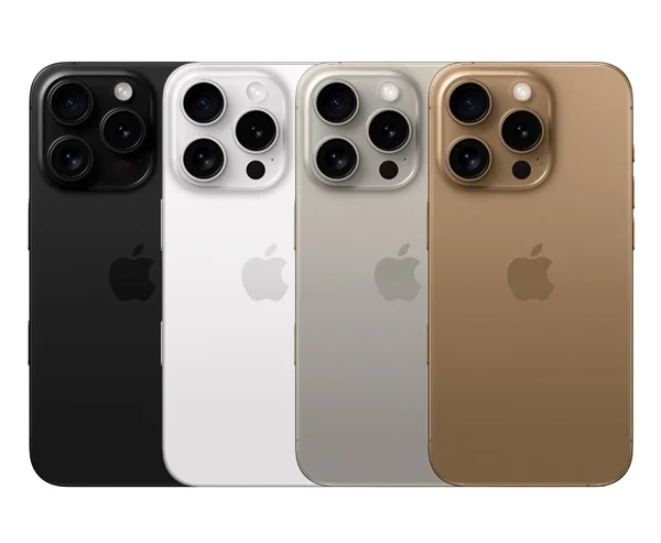 iPhone 16 Pro 新渲染图，新加入古铜色，与香槟金类似