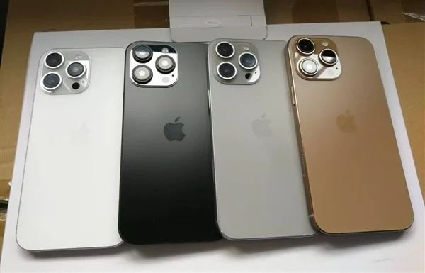 iPhone 16 Pro 新渲染图，新加入古铜色，与香槟金类似