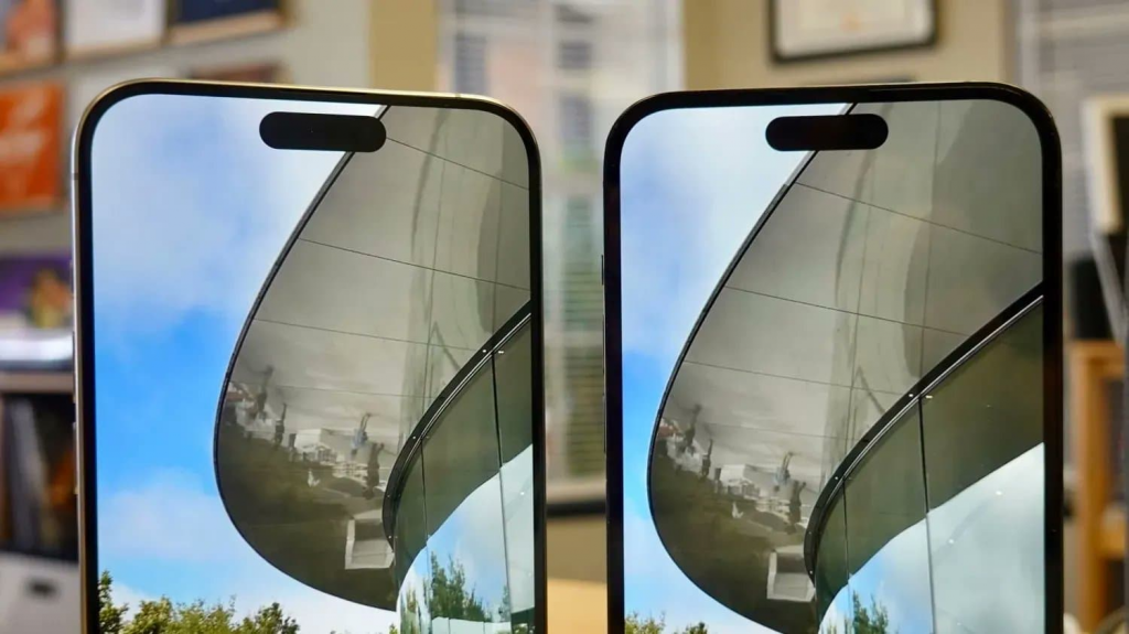 比较iPhone 16 Pro屏幕边框与iPhone15有多薄？ 一文看懂BRS屏幕厚度差距