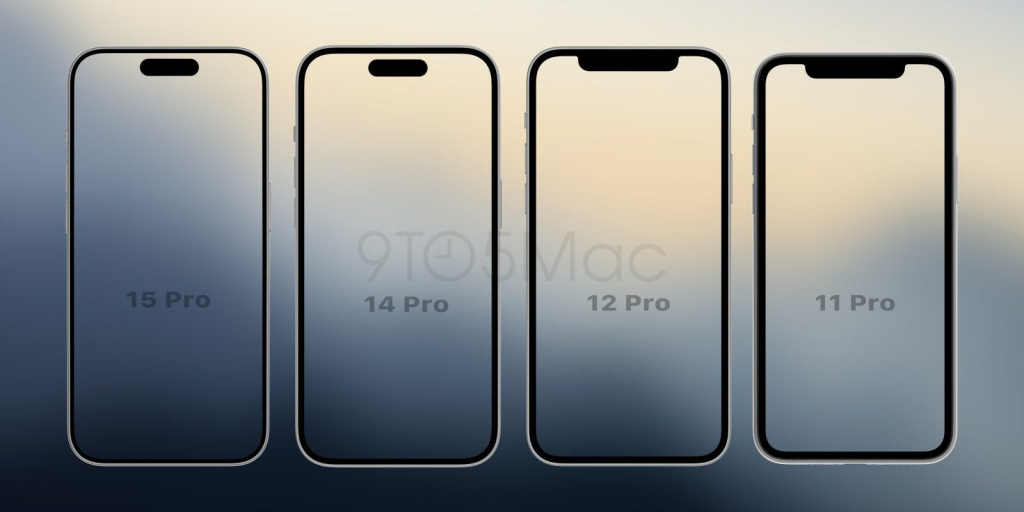 iPhone 16 Pro 边框史上最窄！ 一张图带你比较新旧边框厚度差异