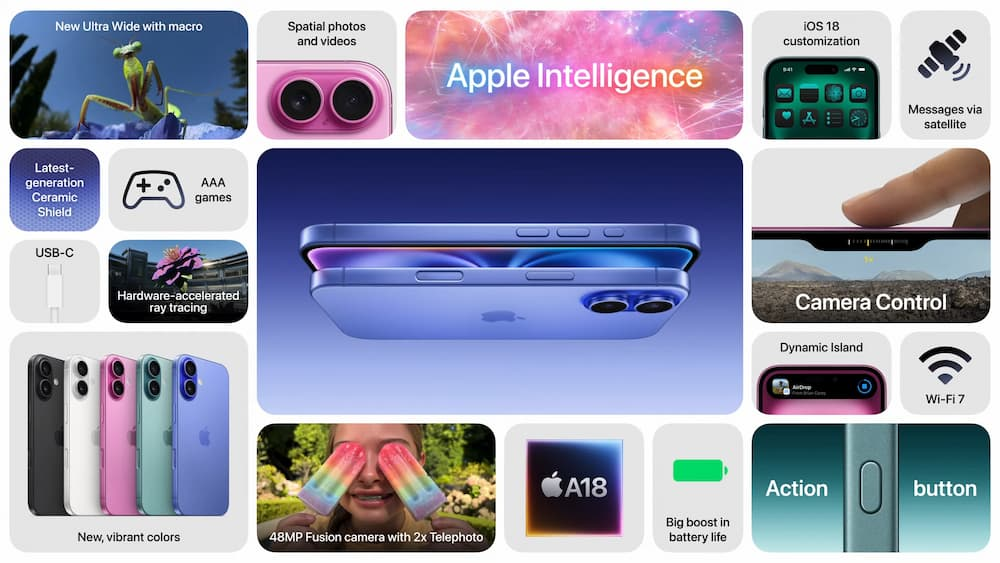 2024 Apple秋季发表会：iPhone 16与7款新品亮点一次看