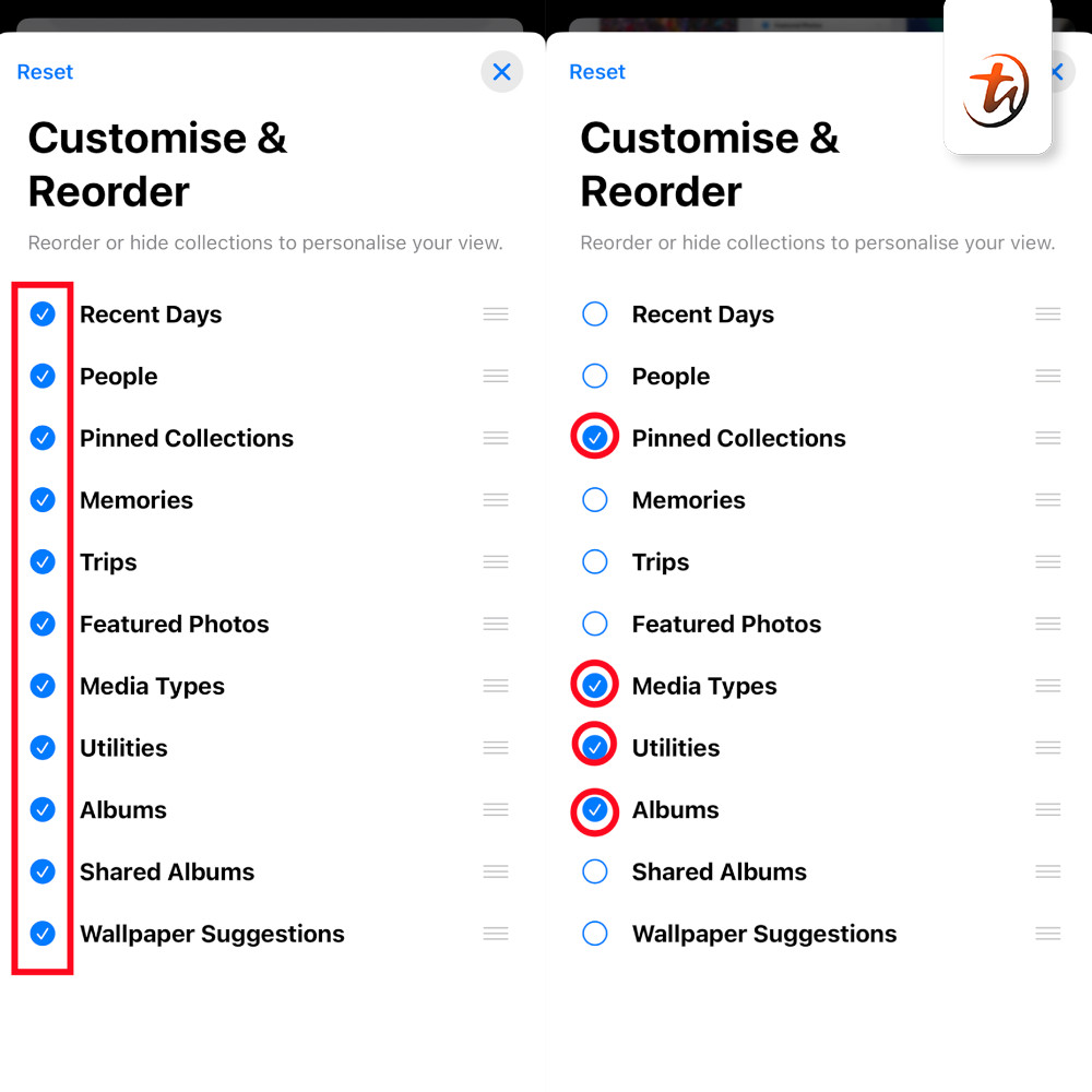 iOS 18 相册界面无法适应？三步教你调整至类似 iOS 17 的布局