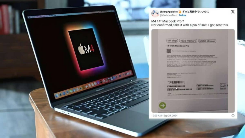 M4 版 MacBook Pro 包装曝光 料 10 月底前正式发布 - 安卓手赚网