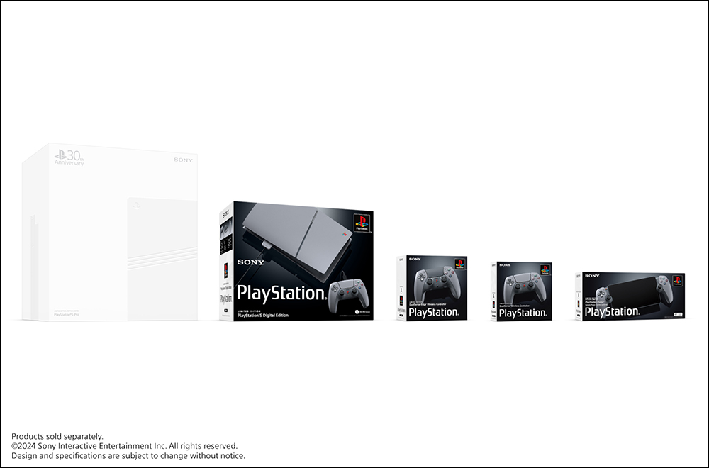 PlayStation 推出 30周年限定主机：致敬初代 PS 经典配色， PS5、PS5 Pro、PS Portal 通通有 - 安卓手赚网