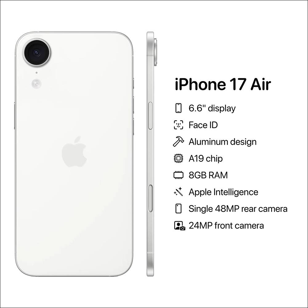 iPhone 17 系列新爆料： 17 Pro Max 动态岛缩小、17 Air （17 Slim） 有望取代 Plus 机型 - 安卓手赚网