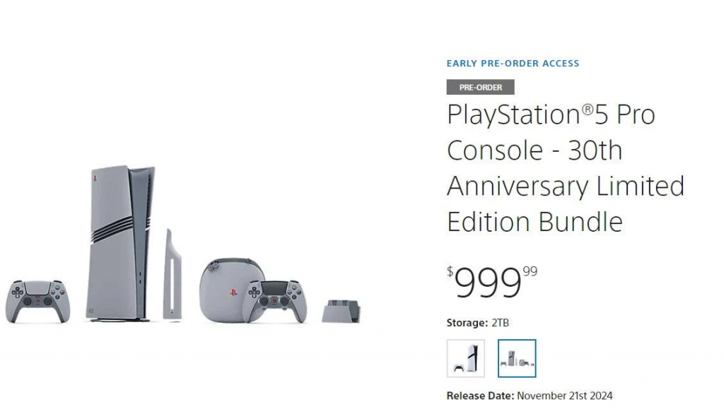 PS5 Pro 30周年纪念版炒出癫价，eBay售价直接升两倍