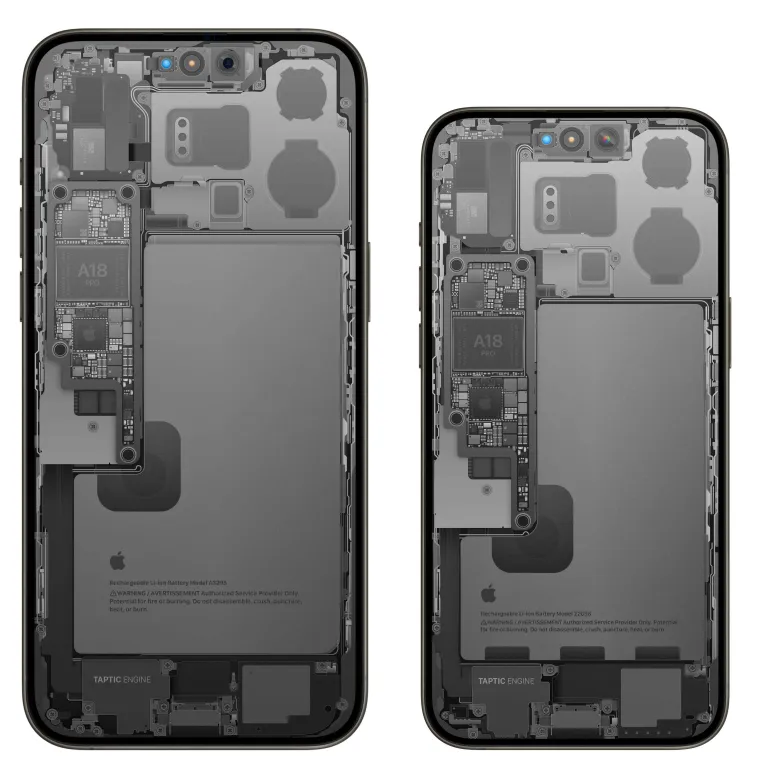 iPhone 16 Pro 零件 X 光透视壁纸分享！ 随时欣赏苹果内部结构的设计美学