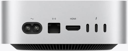 M4 Mac mini 电源按钮在哪儿？ 答案：在底部！