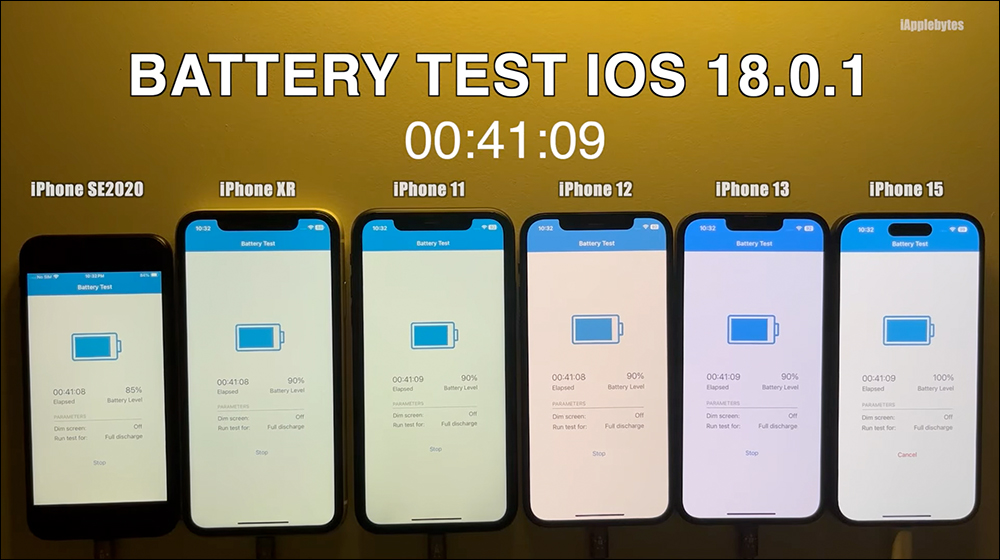 iOS 18.0.1 电池续航实测结果出来了，这些 iPhone 续航都有进步 - 安卓手赚网