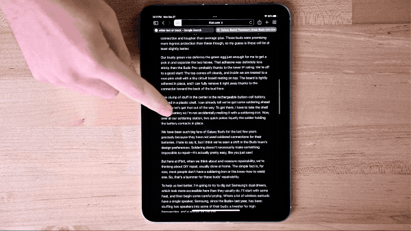 iPad mini 7 果冻显示问题改进了是因为硬件吗？ iFixit 硬件拆解结果显示为：「有点玄」 - 安卓手赚网