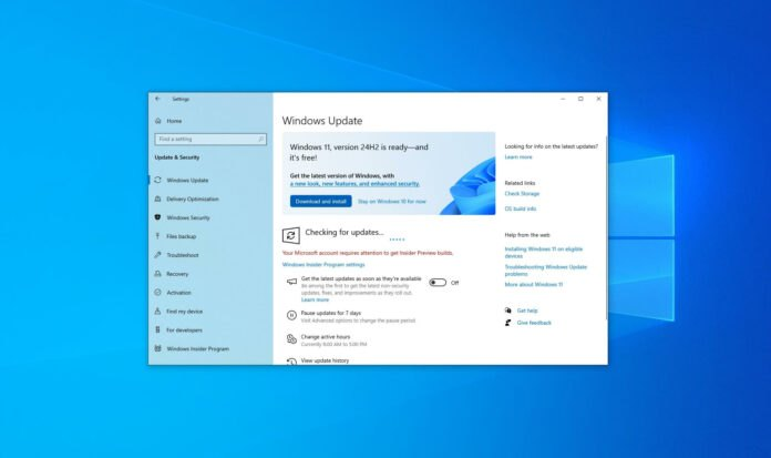 还不升级 Windows 11 吗？ 微软开始在 Windows 10 为 Windows 11 24H2 打广告，说服你赶快免费升级