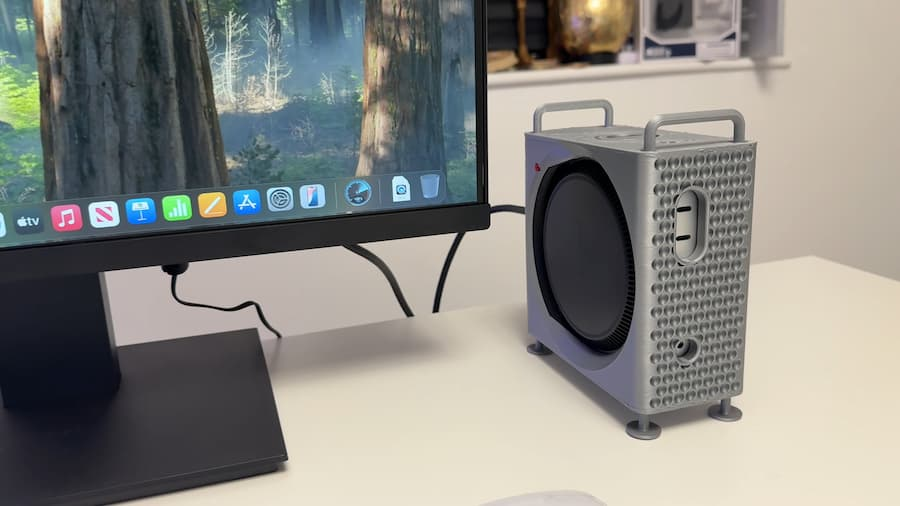 改装狂人分享M4 Mac mini 3D打印机壳，一秒变Mac mini Pro主机
