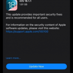 Apple 急推 iOS 18.1.1 修复安全漏洞 macOS 都有更新，Intel Mac 机用户风险高