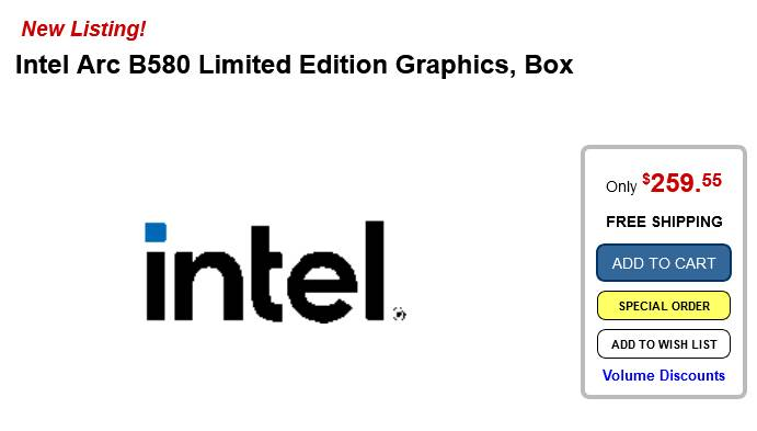 Intel 下一代独立显卡 Arc B580 Battlemage 价格、跑分现身，具有 12GB VRAM