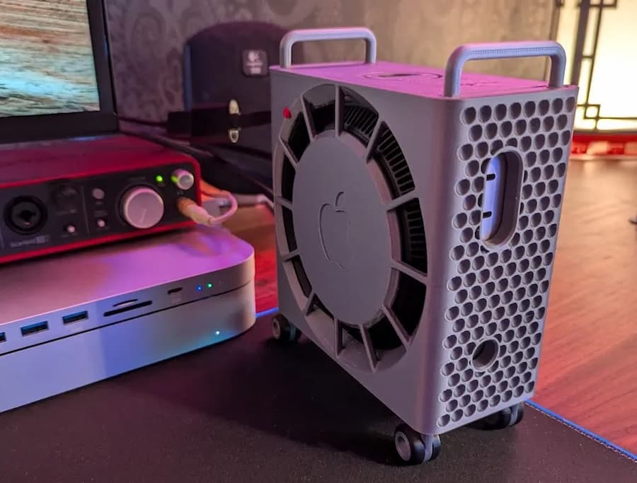 改装魔人分享M4 Mac mini 3D打印机壳，一秒变Mac mini Pro主机 3