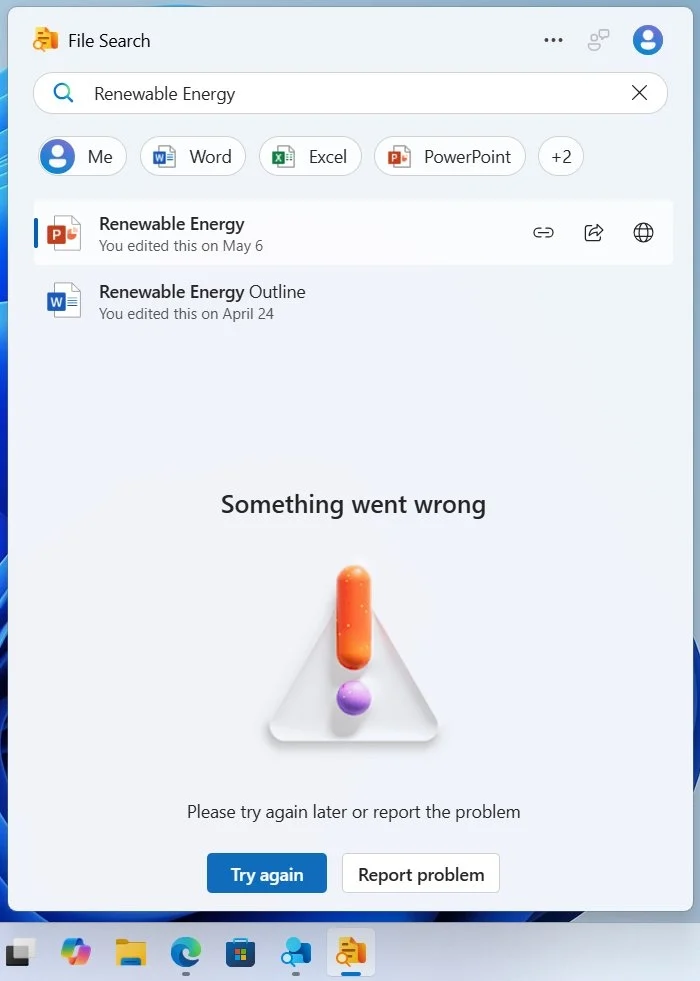 Windows 11 任务列大更新，整合 File Search Companion 精准搜索