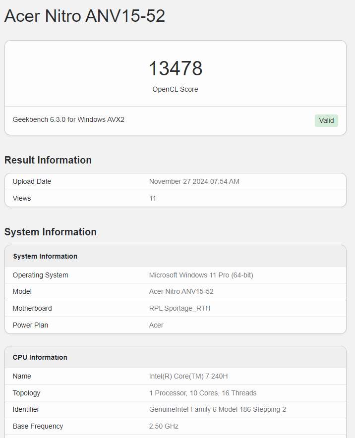 10 核心的Intel Core 7 240H移动处理器跑分抢先泄漏，似乎比 Ultra 5 225F 桌机处理器还快 - 安卓手赚网